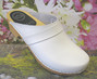 Show more information about Tofflen clogs white real wood sole mens or ladies
Mens or ladies clogs white upper with real wood sole,