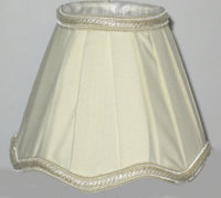 Classic wall light shades ivory decor