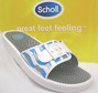 Show more information about Dr scholl massage silver with white
New massage mule sandal silver grey with white,