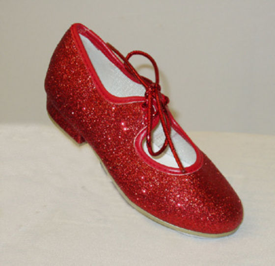tap shoes red